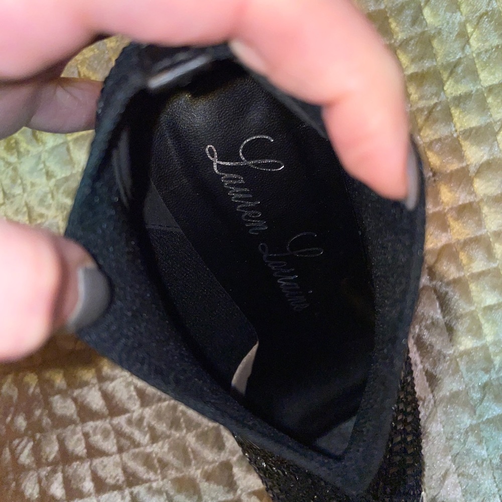 black sexy 7.5 crystal Bootie Elegant fits - Picture 7 of 7